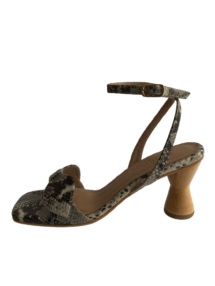 Sandalia Arena - Python Negro