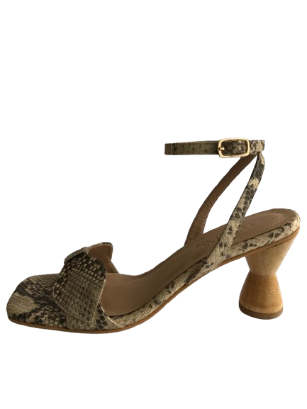 Sandalia Arena - Python Beige