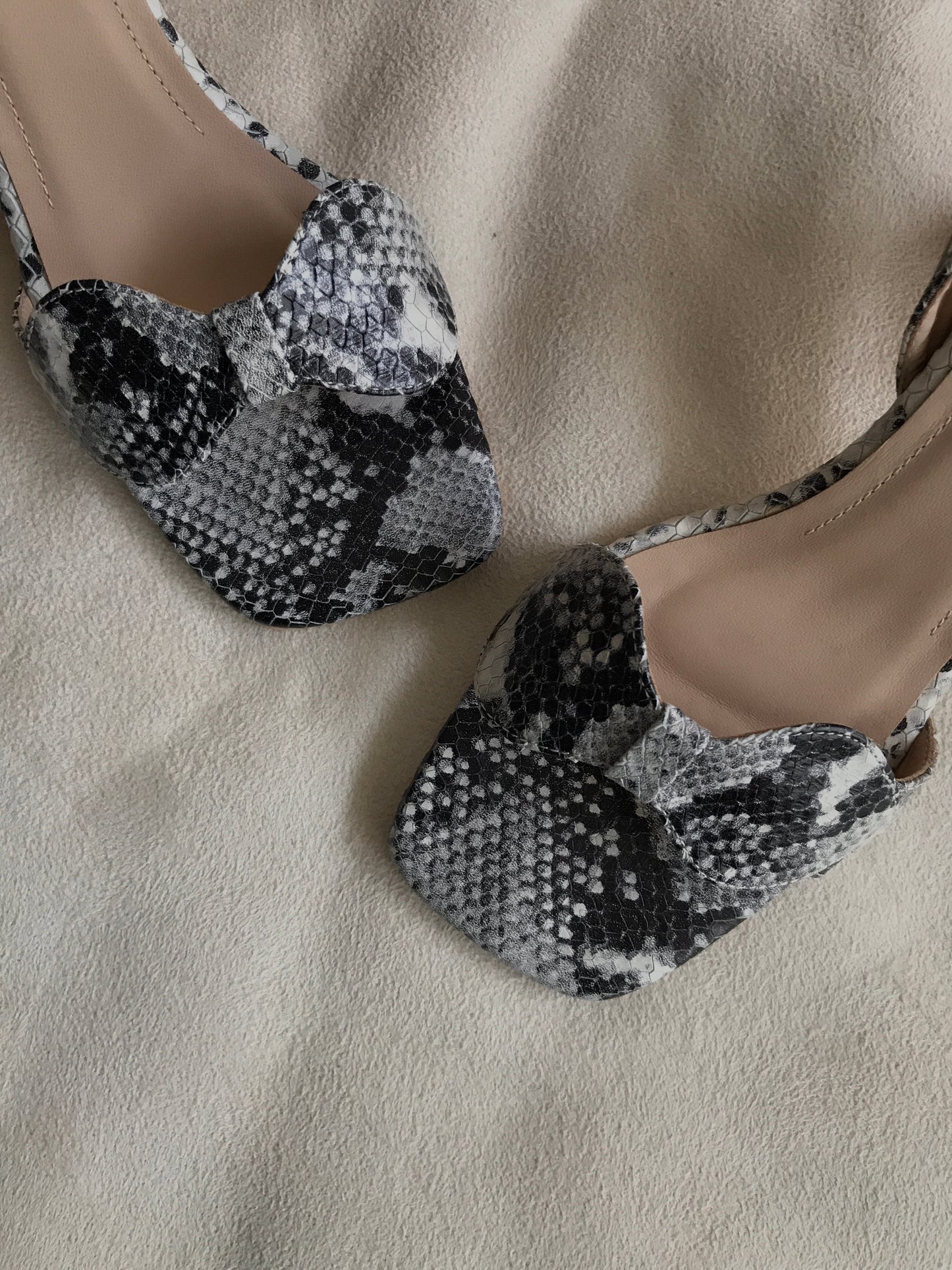 Sandalia Arena - Python Negro