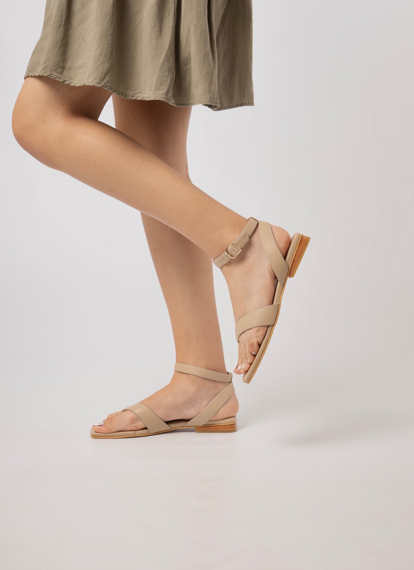 Sandalia Cata - Beige