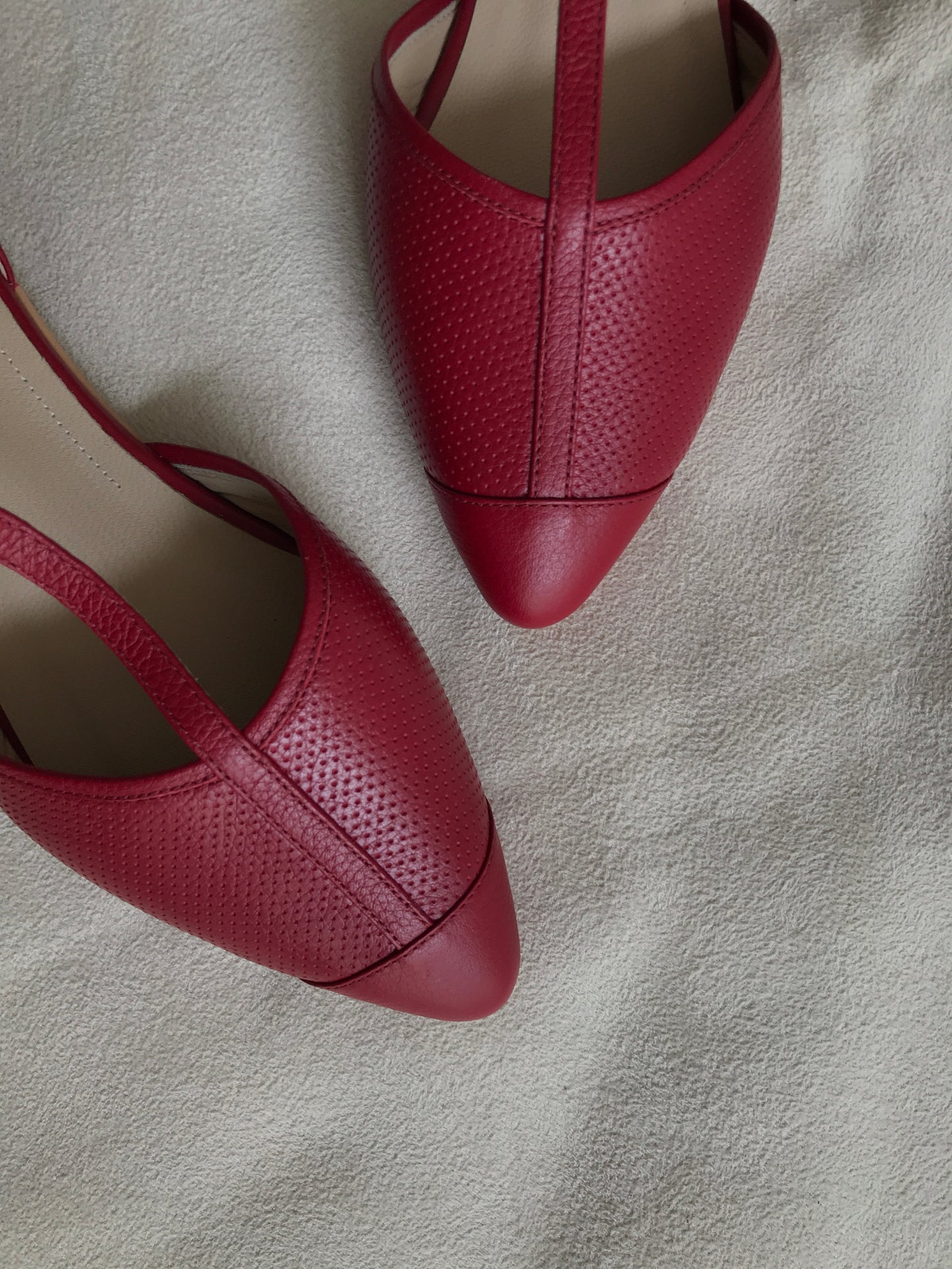 Balerinas Nuria - Rojo cherry