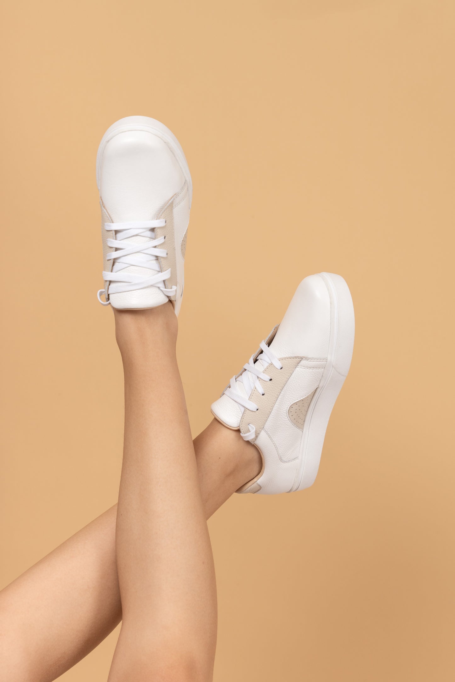 Zapatilla Irene - Blanco/Pele