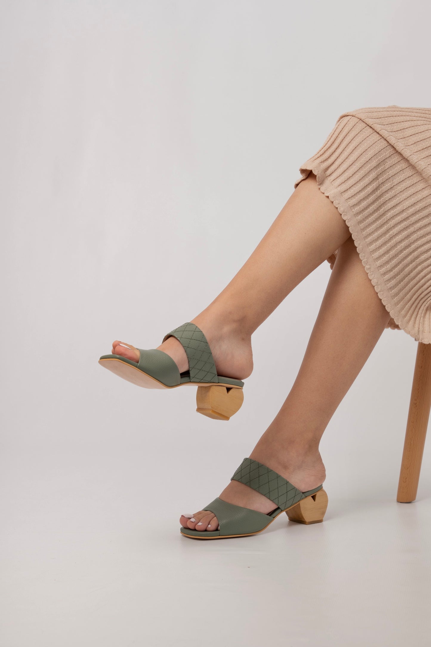 Sandalia Siena - Verde olivo
