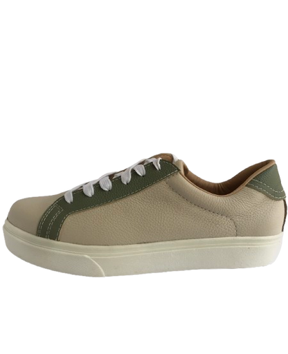 Oli Sneaker - Olive Green/Ivory