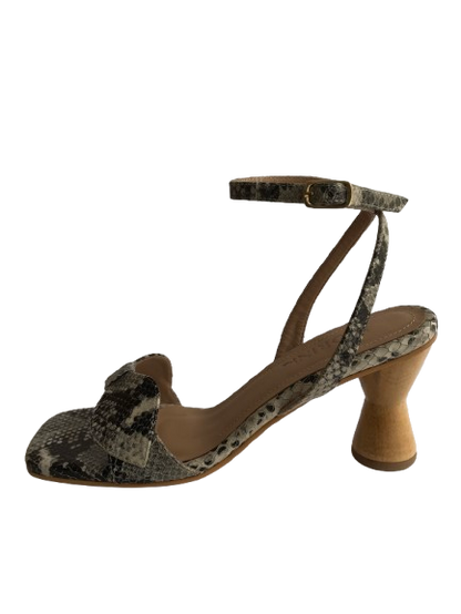 Sandalia Arena - Python Negro