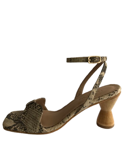 Sandalia Arena - Python Beige