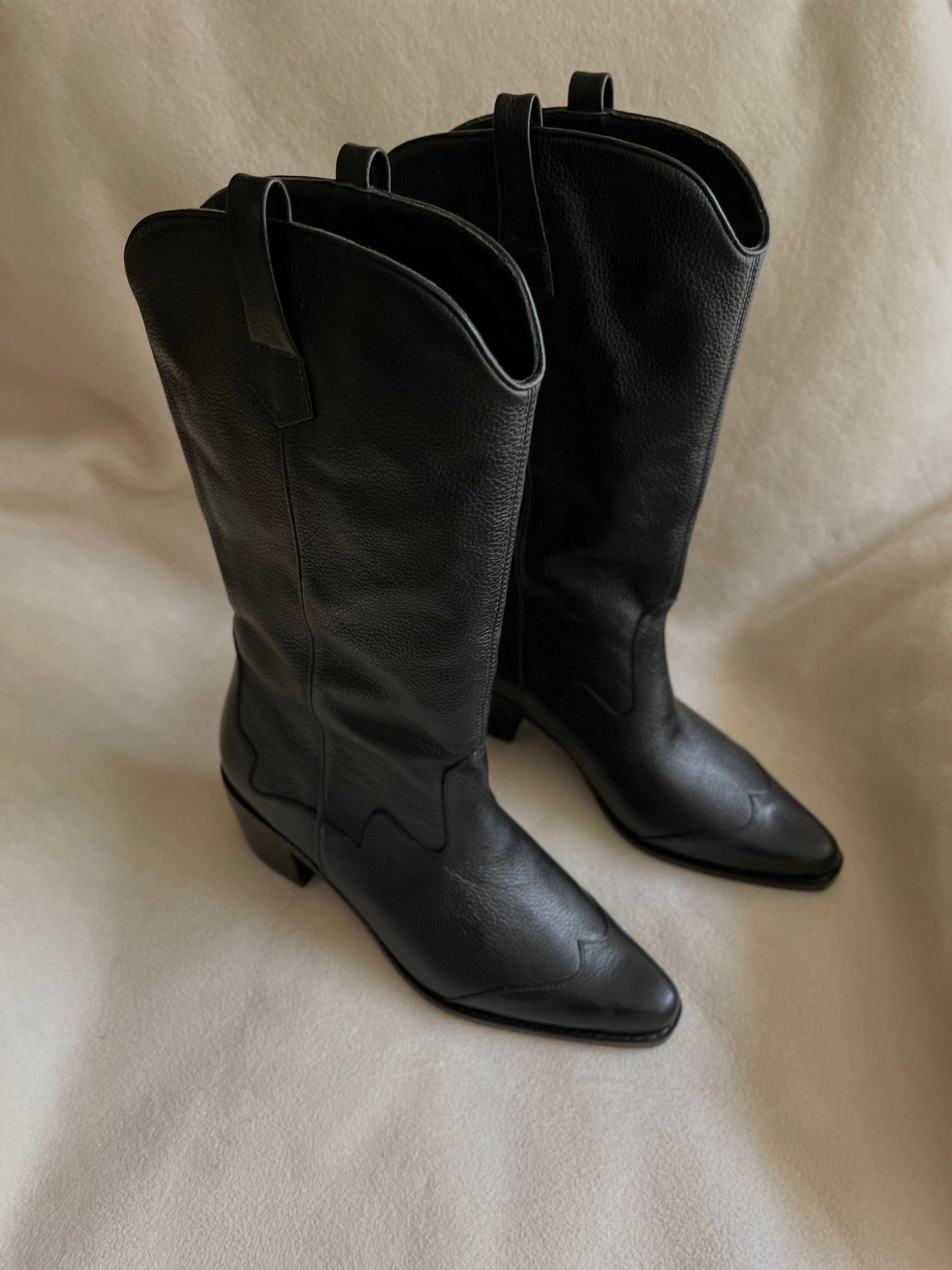 Bota cowboy Arantza - Negro