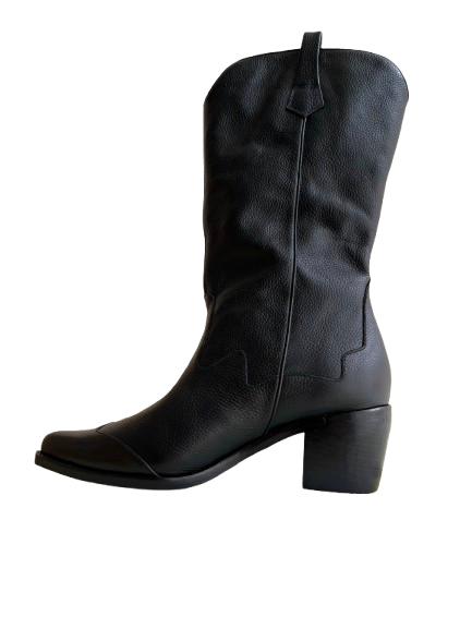 Bota cowboy Arantza - Negro