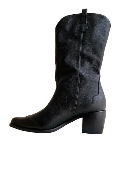 Bota cowboy Arantza - Negro