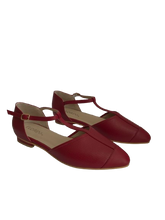 Load image into Gallery viewer, Nuria Ballerinas - Cherry Red
