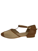 Load image into Gallery viewer, Nuria Ballerinas - Camel/Beige
