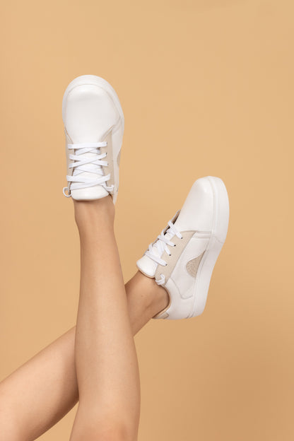 Zapatilla Irene - Blanco/Pele