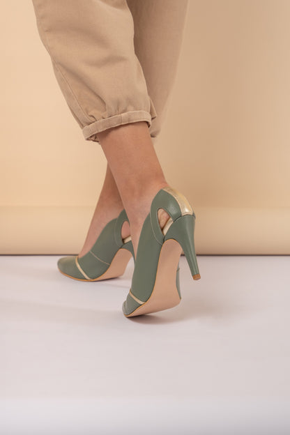 Stiletto Alba - Verde olivo