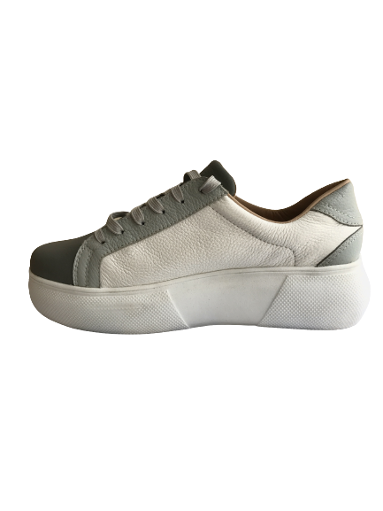 Zapatilla Lara - Gris/Blanco